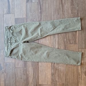 GAP Sage Green Straight Leg Girlfriend Denim Jeans